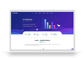 (自适应移动端)seo快排网站pbootcms模板 大气的IT网络软件公司网站源码下载